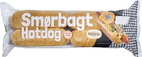 Hotdogbrød Smørbagt 8 Stk