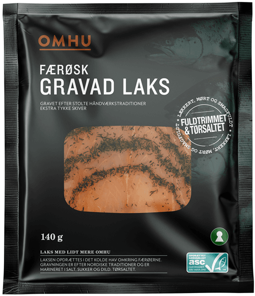 Omhu Gravad Færøsk Laks