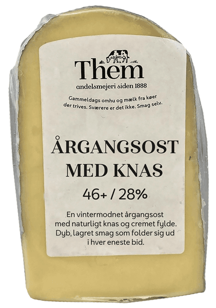 Årgangsost Med Knas 46+ Ca