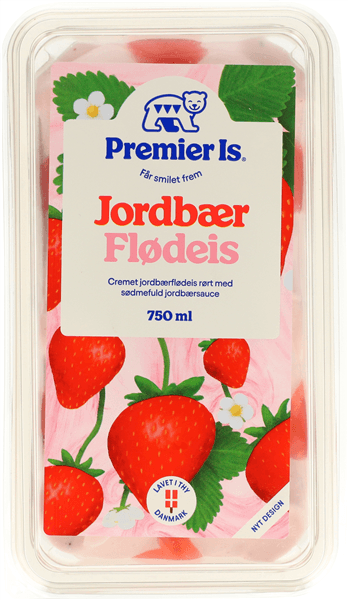 Premier Flødeis Jordbær