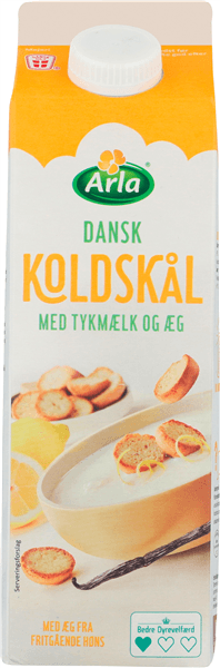 Koldskål Med Tykmælk & Æg