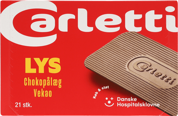 Carletti Chokopålæg Lys