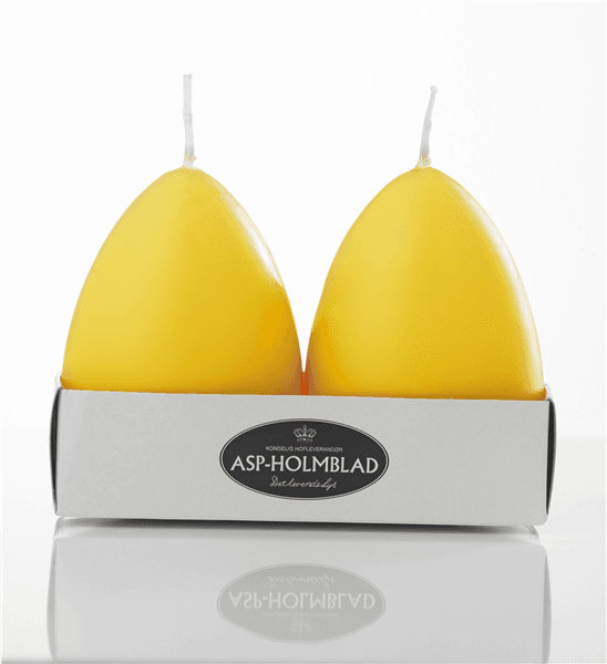 Æggelys 6 X 9 Cm Gul