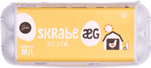 Skrabe Æg 10 Stk