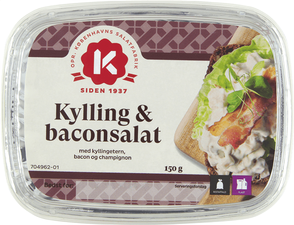 K-Salat Kylling Med Bacon