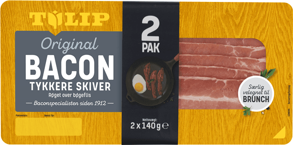 Tulip Bacon Tykke Skiv 2Pk