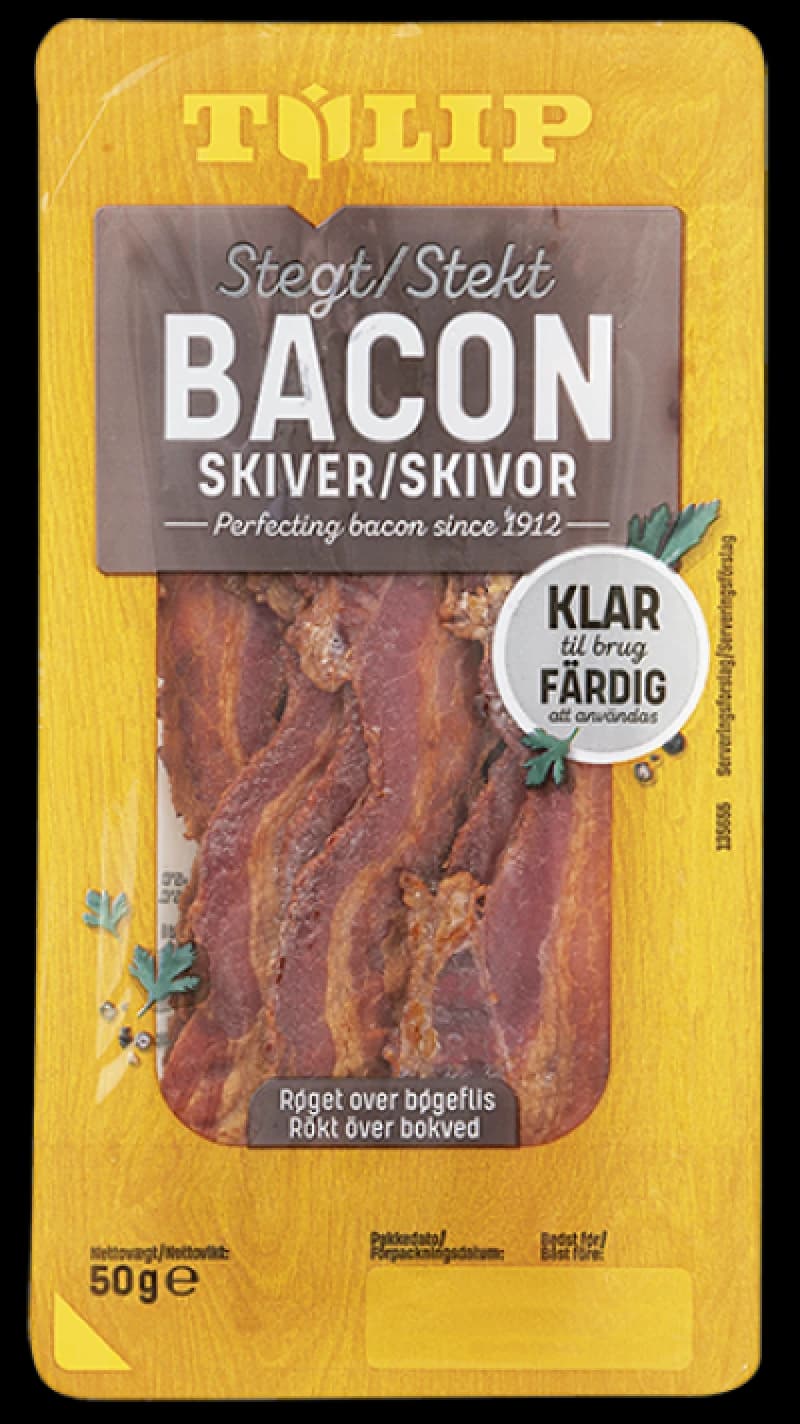 FÆRDIGSTEGT BACON