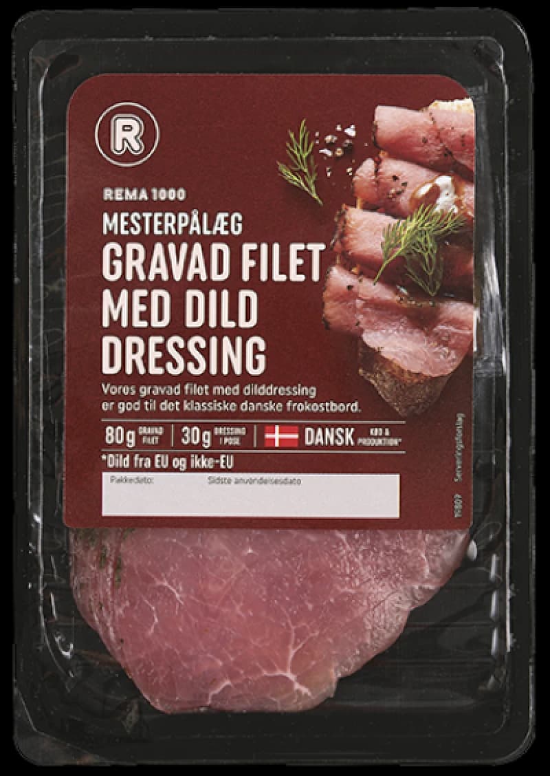 GRAVAD FILET M/DRES.